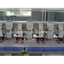 Máquina de bordar de 6 cabeças misturada com dispositivo de cordagem (TL606 + 6)